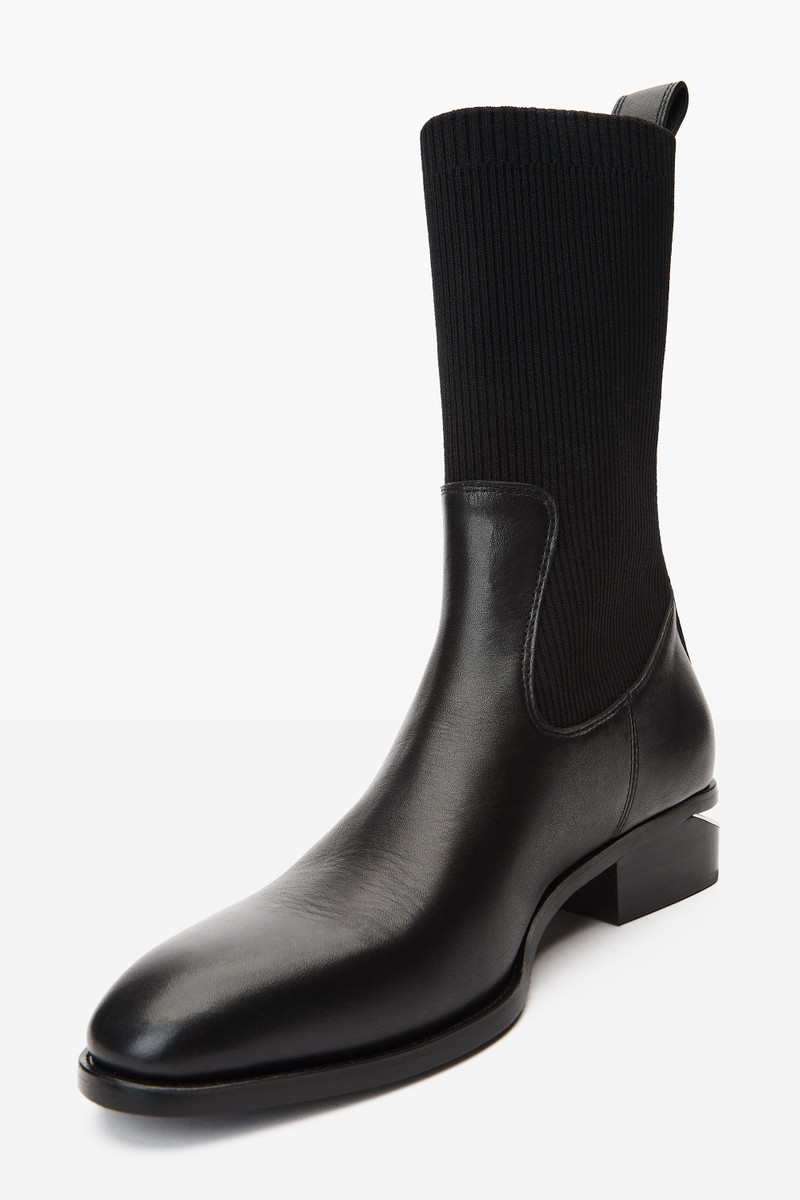 Alexander Wang Kane Sock Boot in Leather outlook
