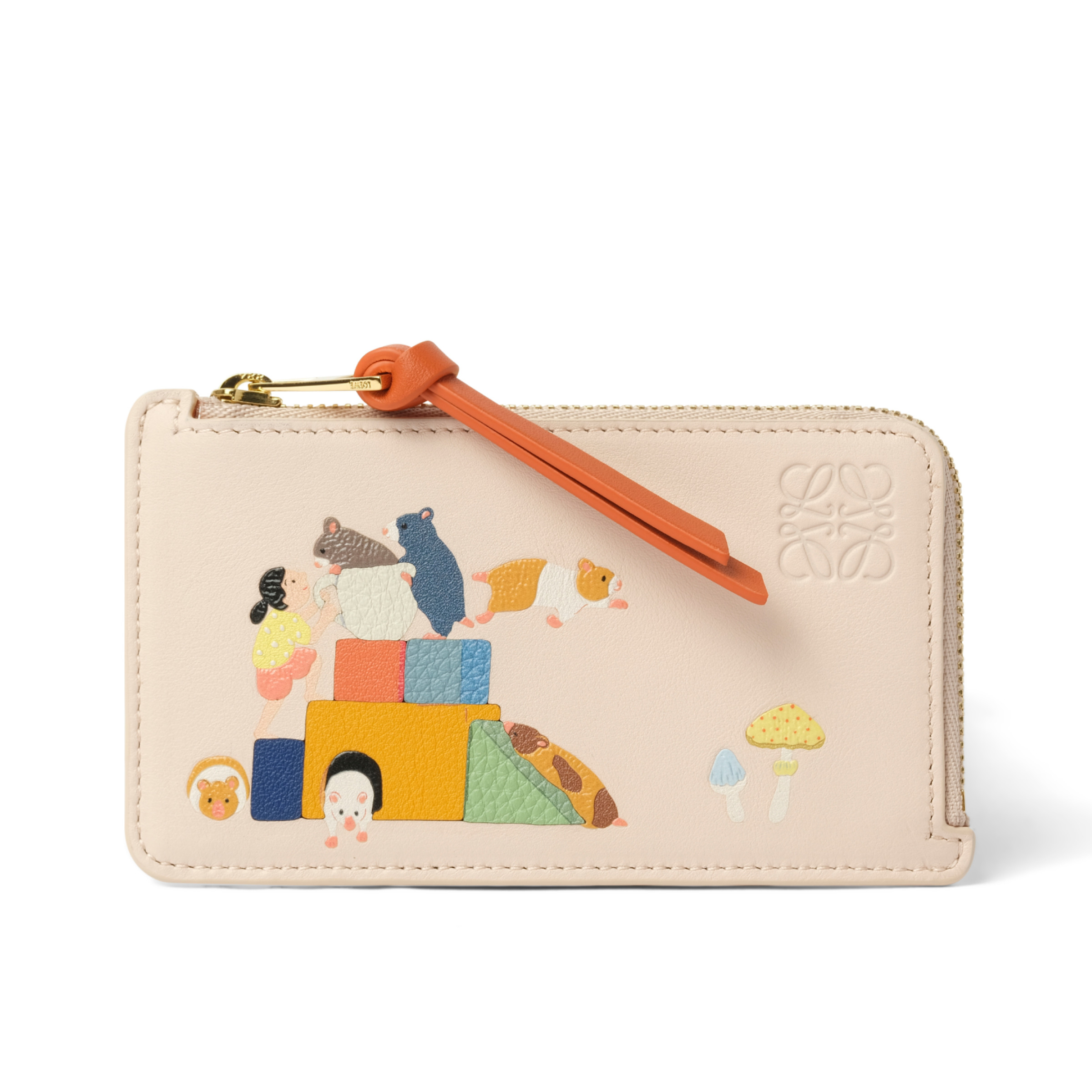 Loewe Hamster Coin Cardholder in Talc | marais | REVERSIBLE