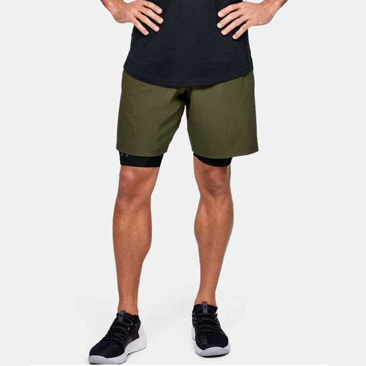 Under Armour Project Rock Unstoppable Shorts 'Olive Green' 1359119-315 - 3