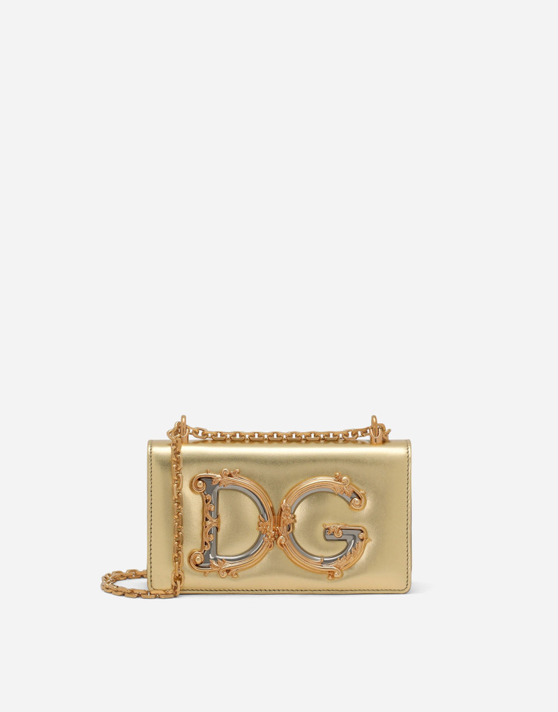 DG Girls phone bag in nappa mordore leather 1