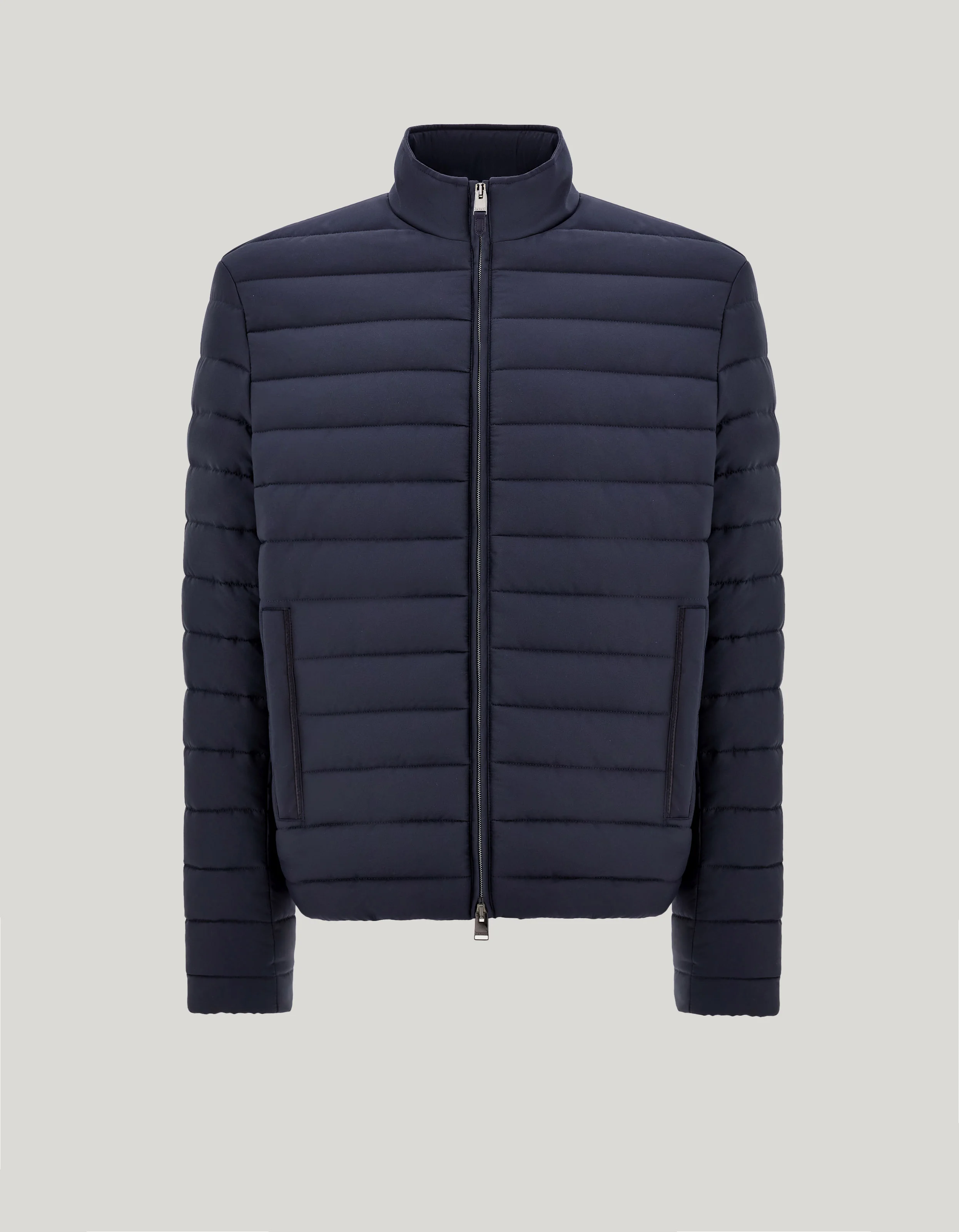 BLUE TECHNICAL FABRIC JACKET - 1