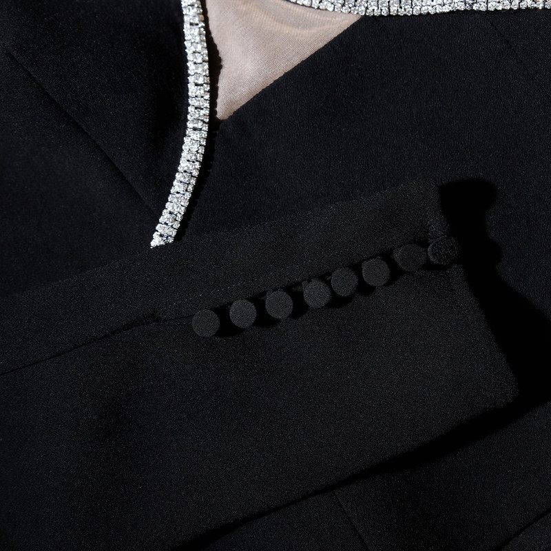 Black Off Shoulder Crepe Top 6