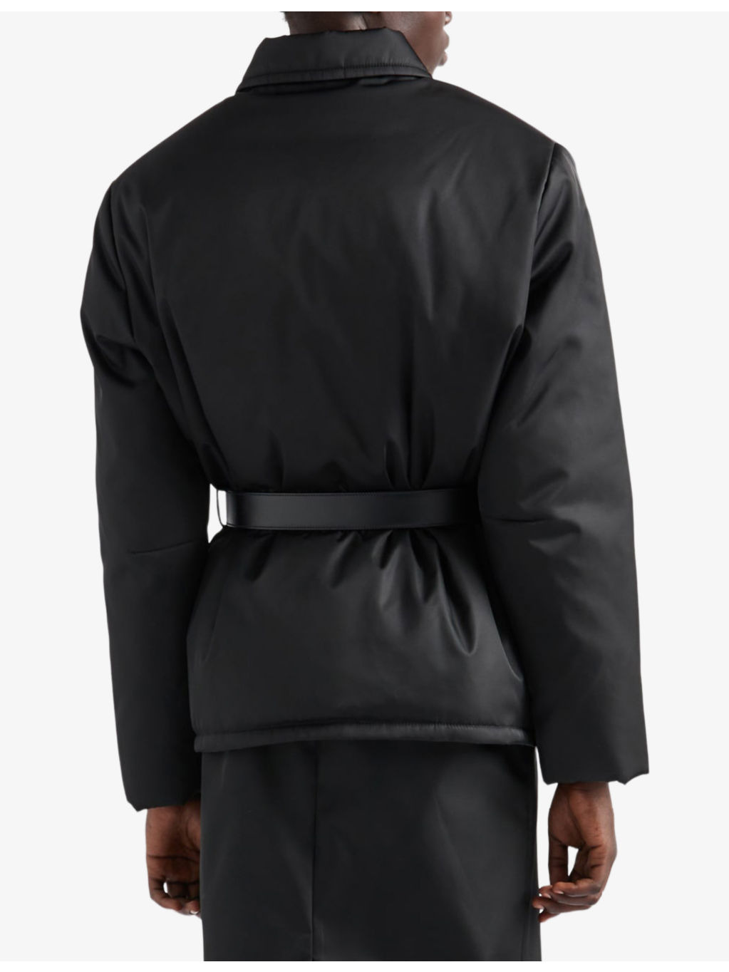 Belted Re-Nylon Down Jacket - 4