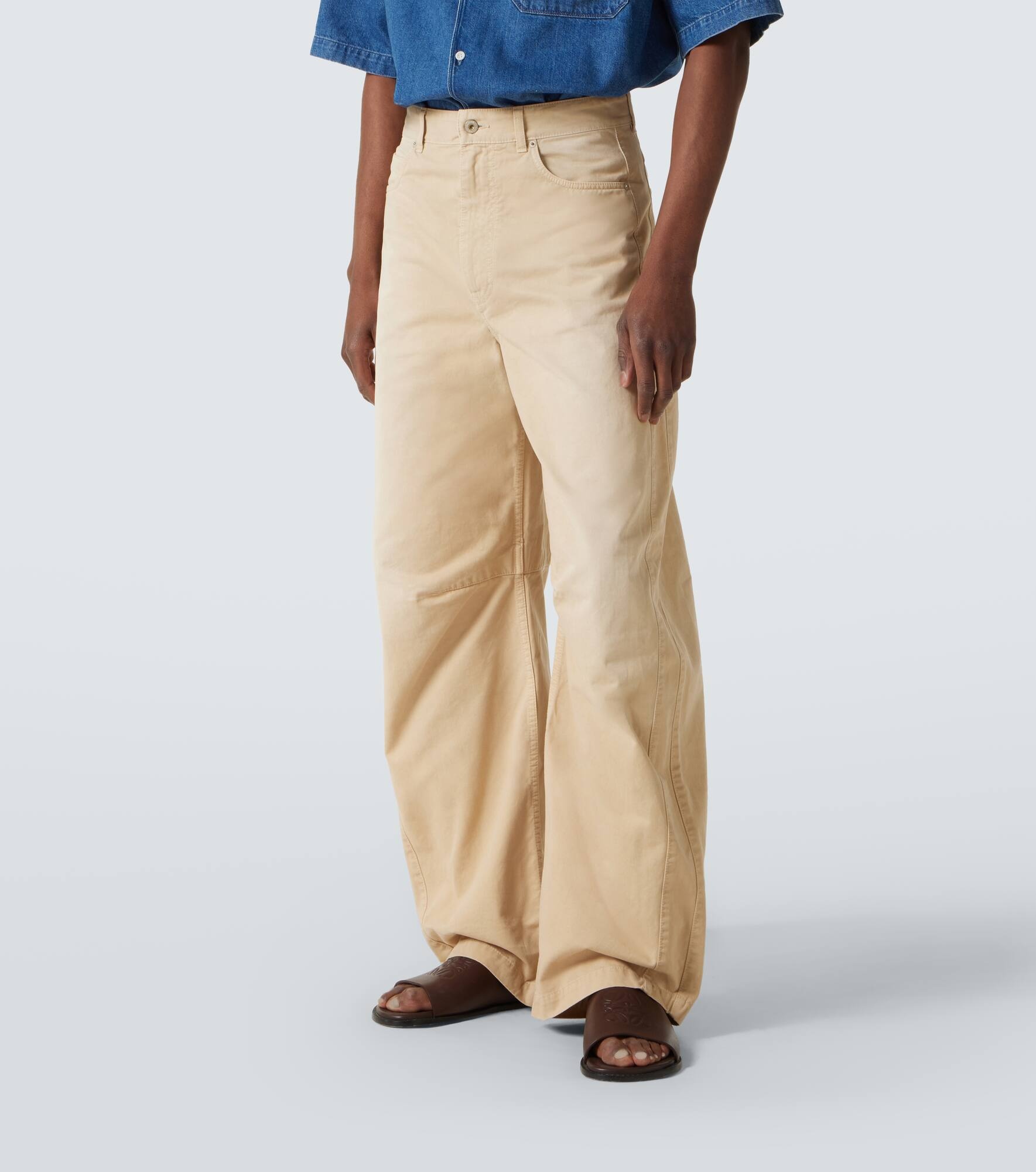 Paula's Ibiza twill barrel-leg pants - 3