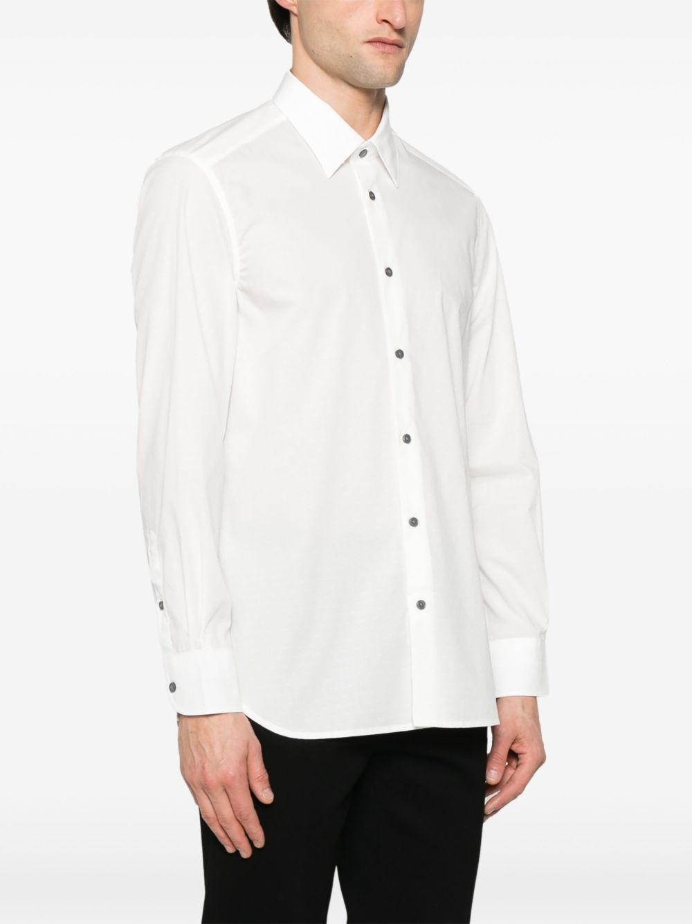 logo-jacquard shirt - 3