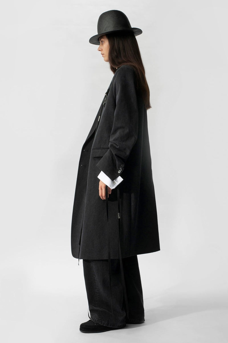 Ann Demeulemeester Viv Slouchy Long Jacket outlook