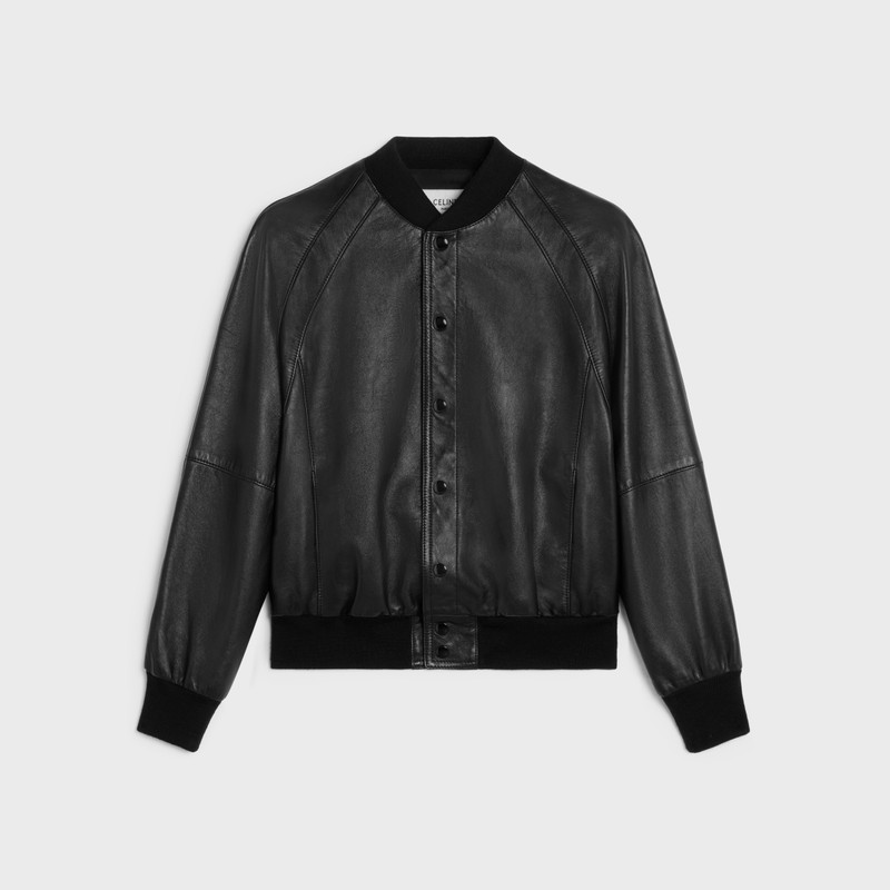 teddy jacket in soft lambskin 1
