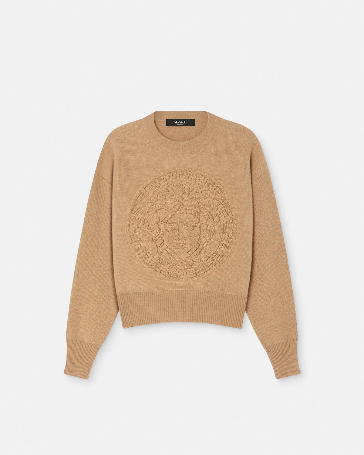 Medusa Wool-Blend Knit Towel Sweater - 1