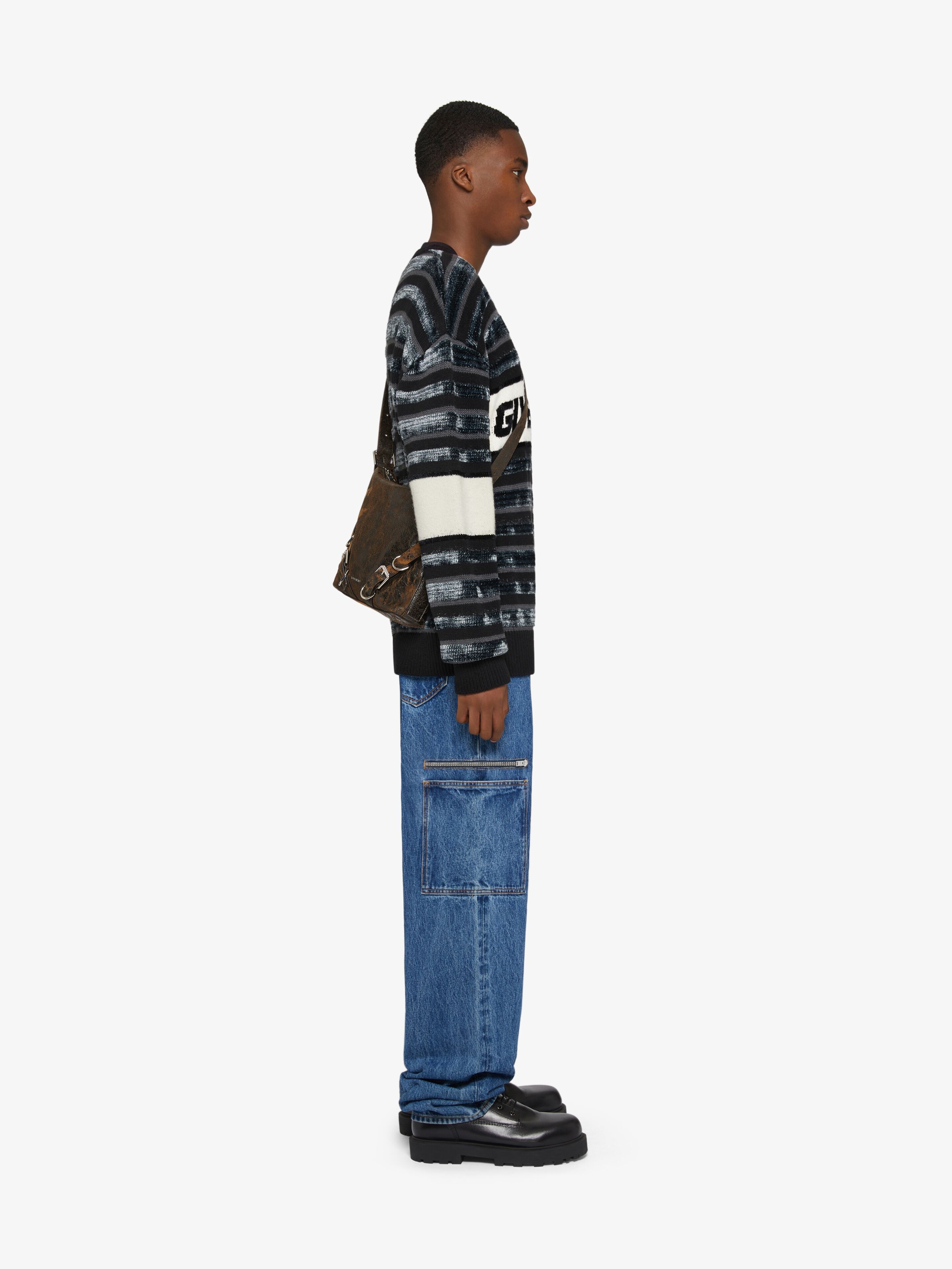 GIVENCHY SWEATER IN WOOL WITH STRIPES - 3