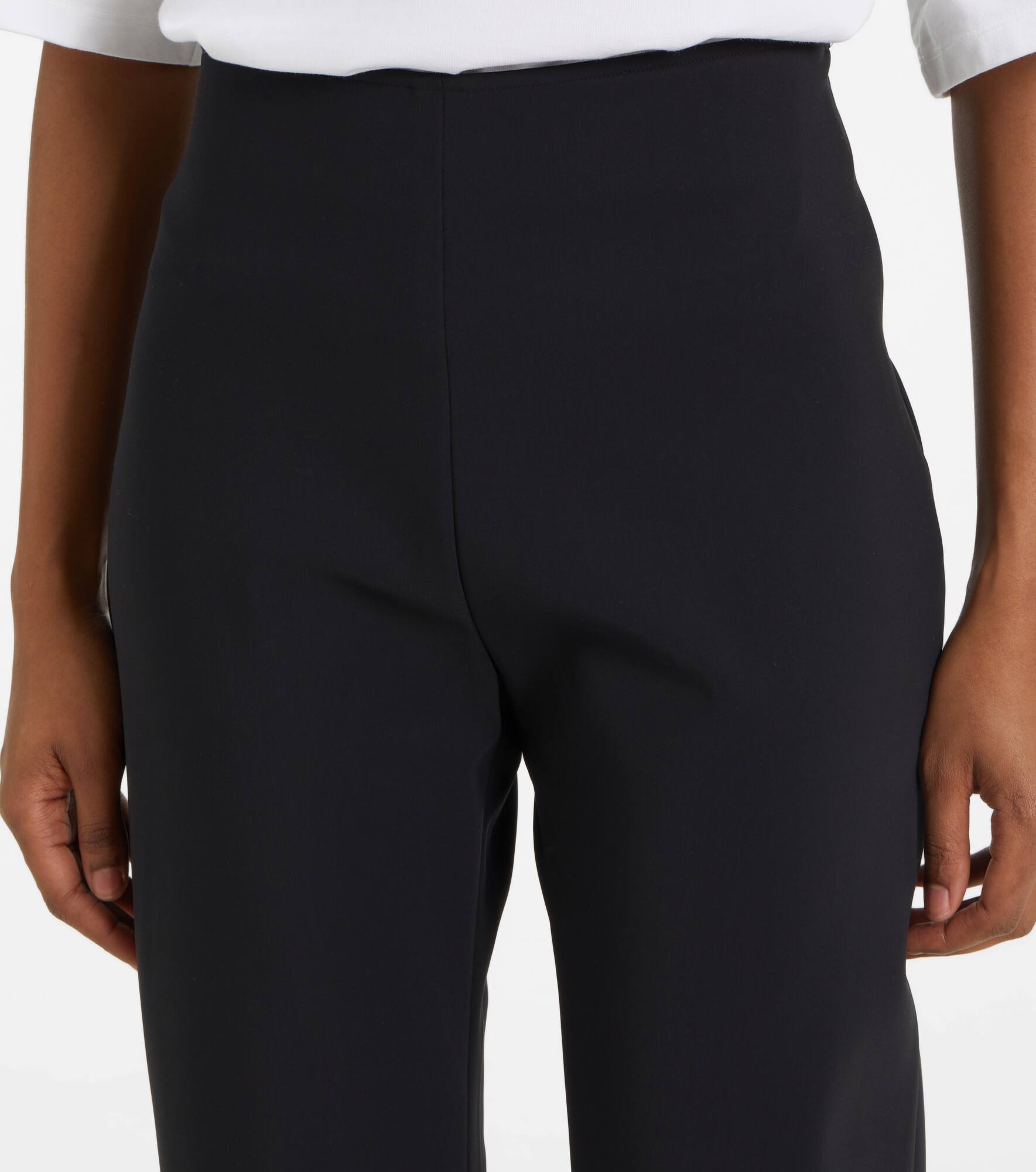 Scuba cropped slim pants - 4