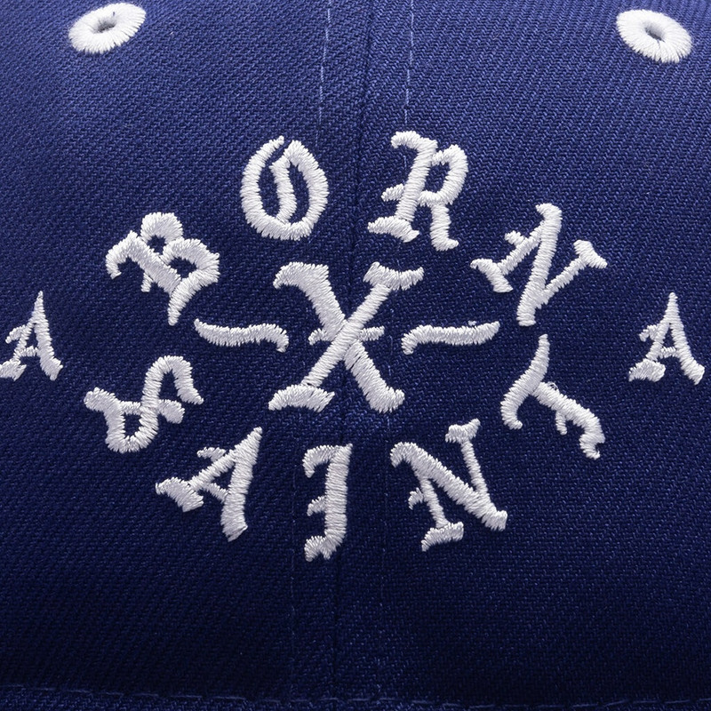 SAINT M×××××× SAINT MICHAEL X BORN X RAISED X NEW ERA BORN SAINT CAP - BLUE outlook