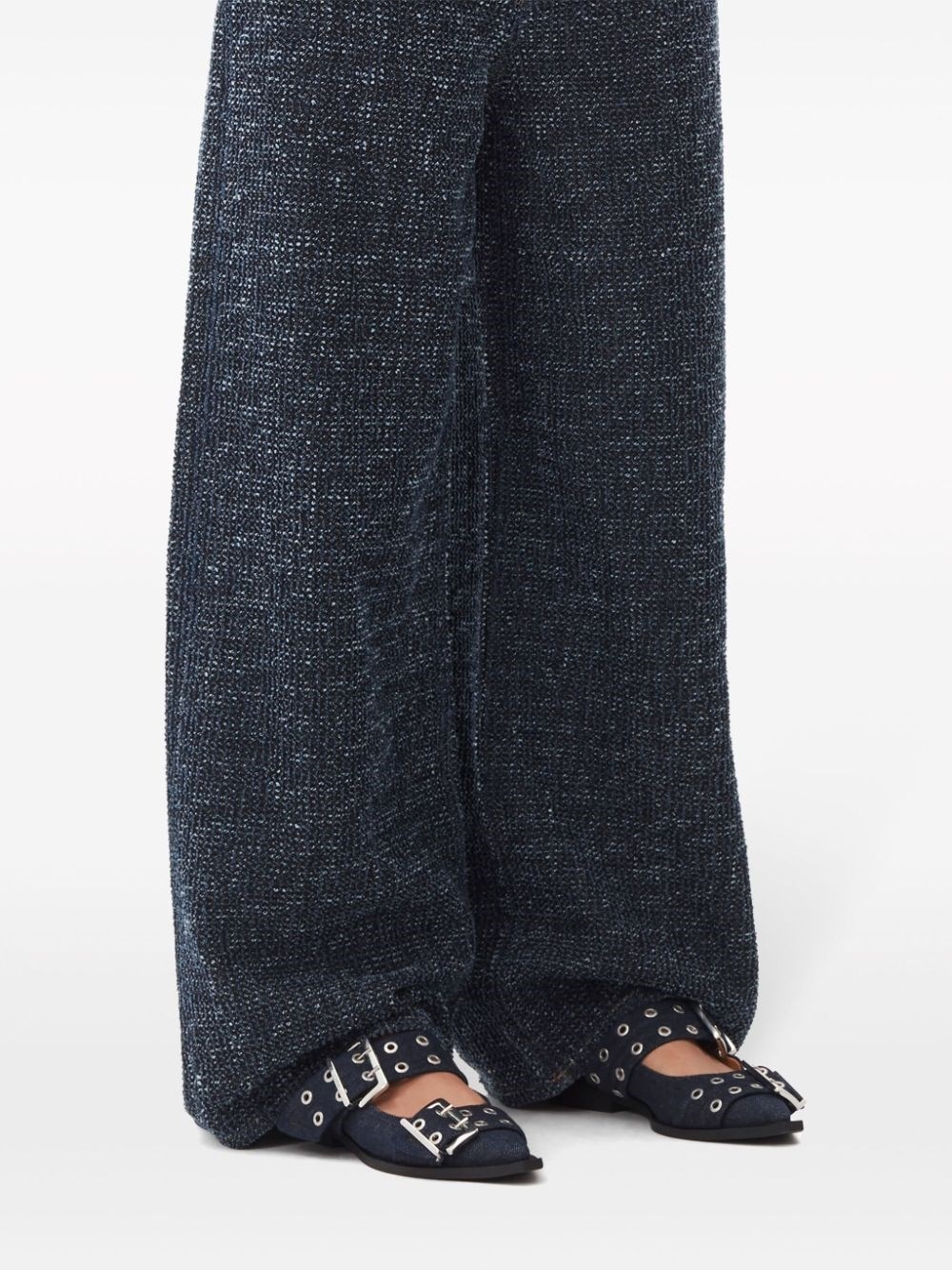 Denim slingback ballets - 4