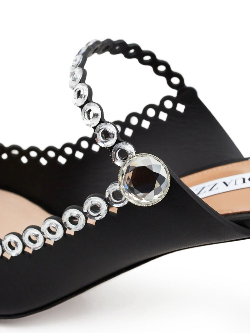 80mm Carnaval pointed strap mules 4