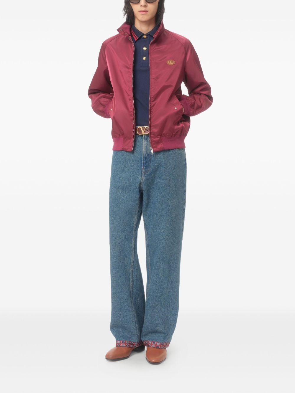 COTTON PIQUÉ POLO SHIRT WITH VG EMBROIDERY - 2