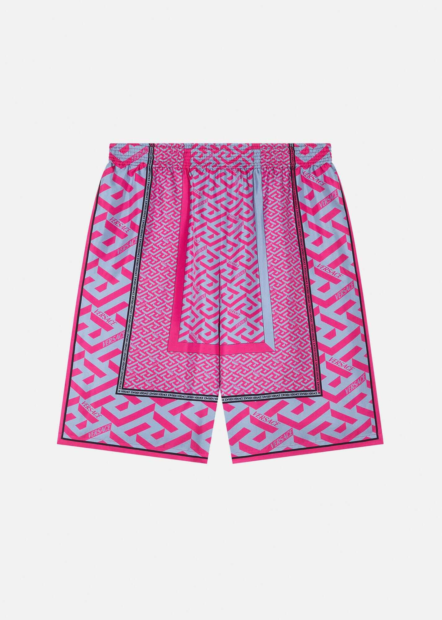 La Greca Silk Shorts - 1