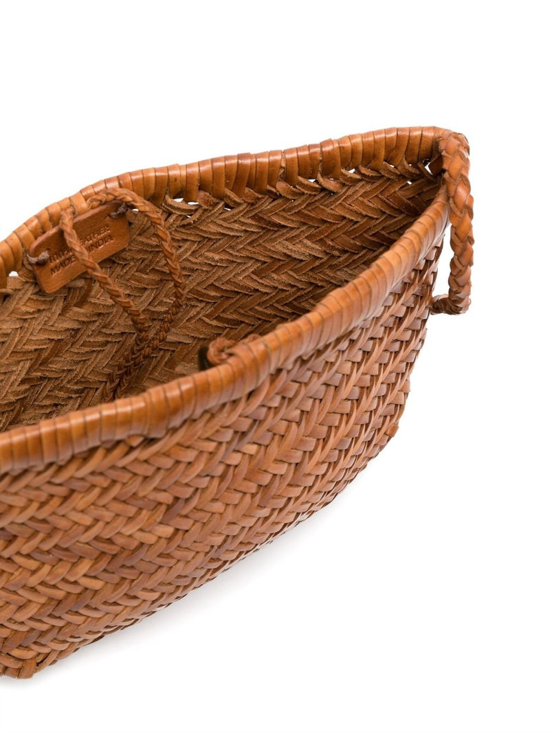 interwoven leather shoulder bag 5