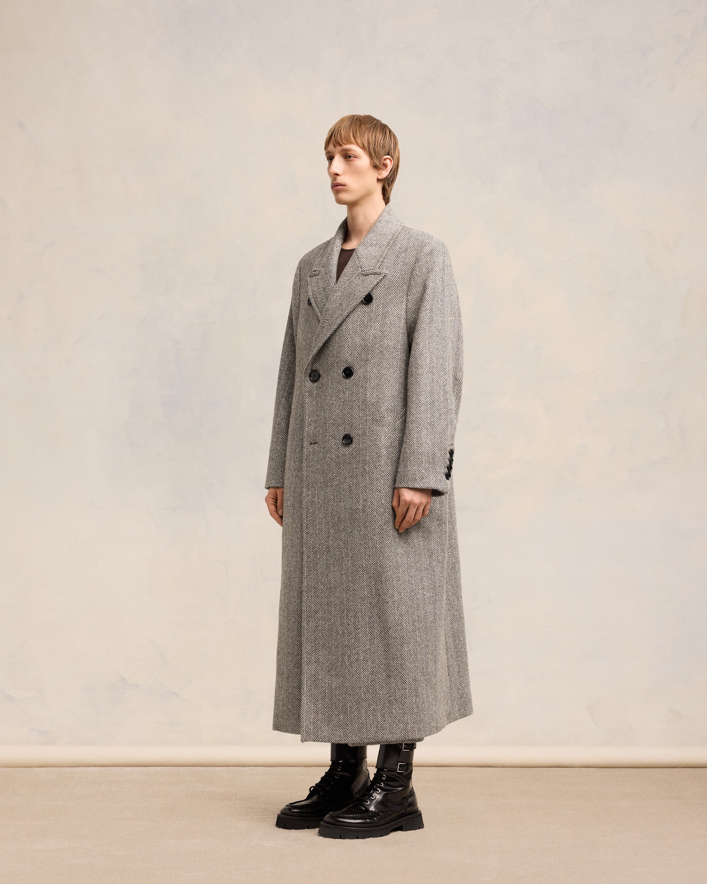 DOUBLE BREASTED COAT - 6