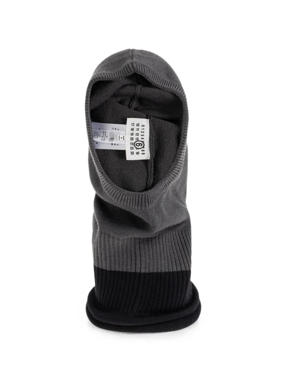 ribbed-knit balaclava - 1
