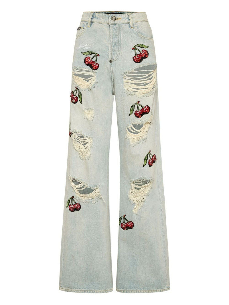 Cherries Destroyed jeans 1