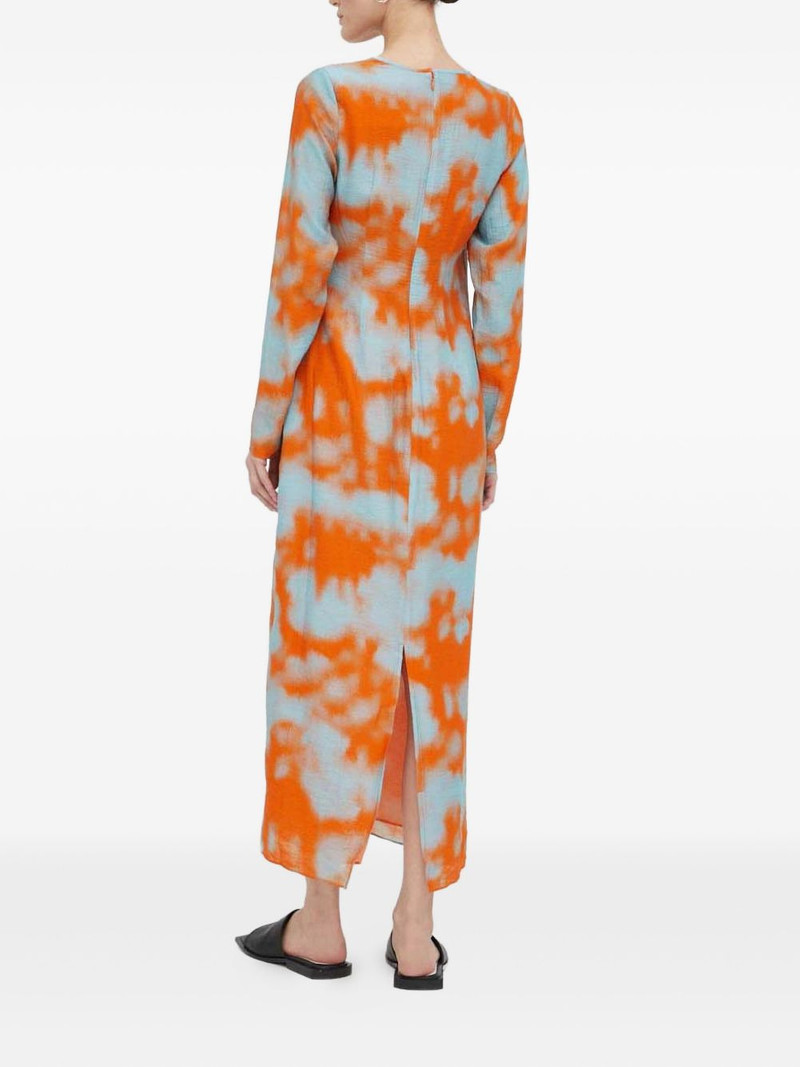 SAMSØE SAMSØE long-sleeves split midi dress outlook