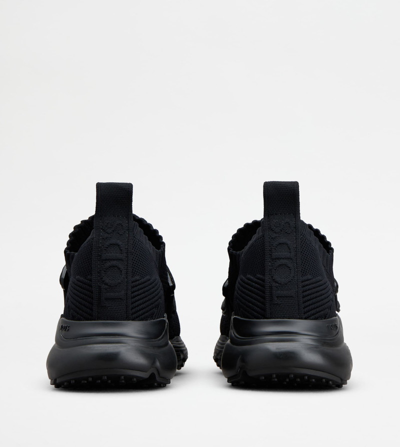 Tod's KATE SLIP-ON SNEAKERS IN FABRIC - BLACK outlook