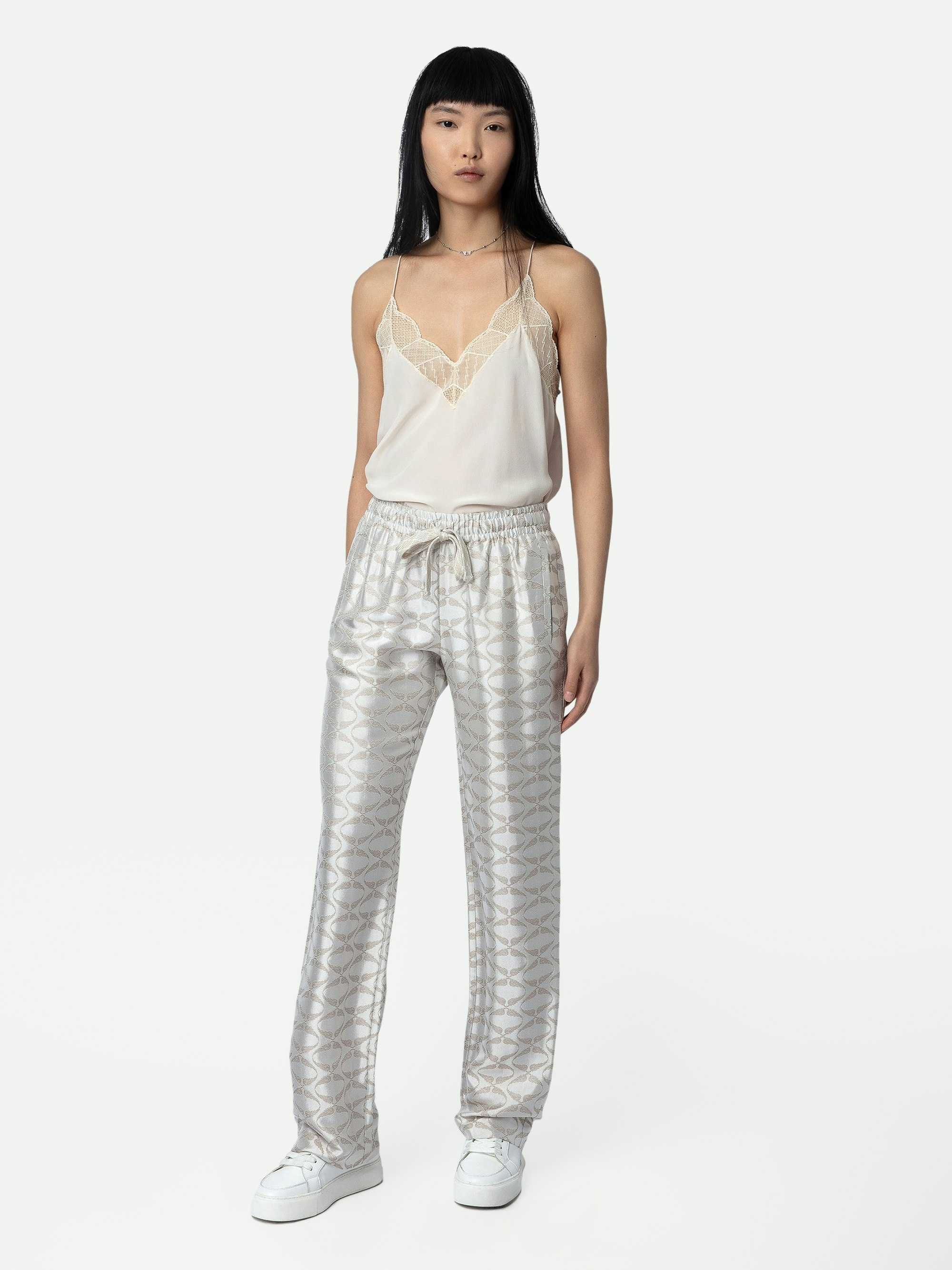 Pomy Wings Jacquard Pants - 2