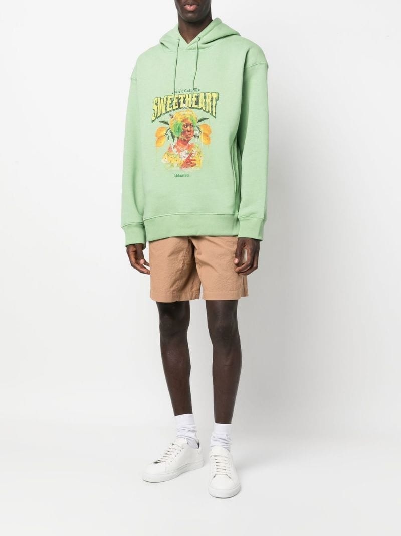 graphic-print hoodie - 2