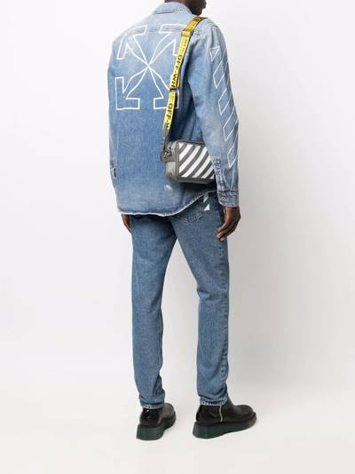 Off-White Diag-stripe denim shirt outlook