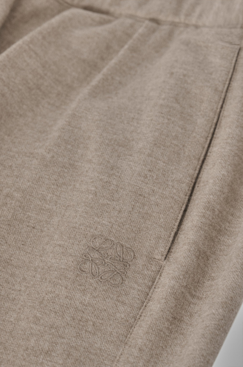 Drawstring trousers in wool and cashmere 6