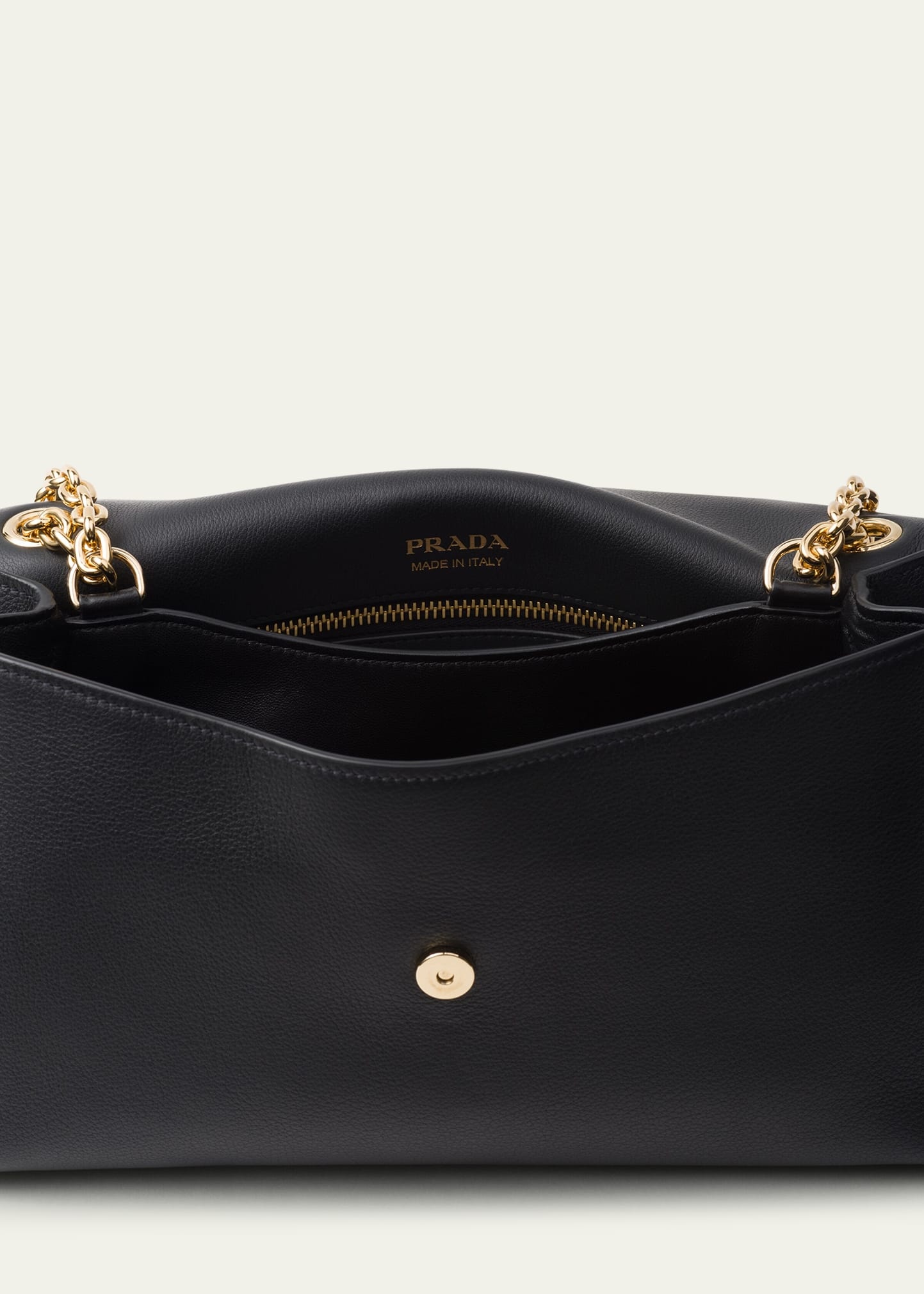 Soft Grain Leather Shoulder Bag - 4