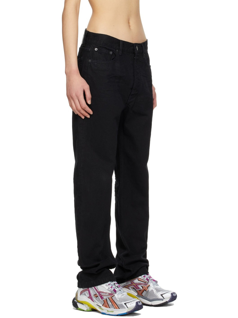 Black Normal Fit Jeans 2