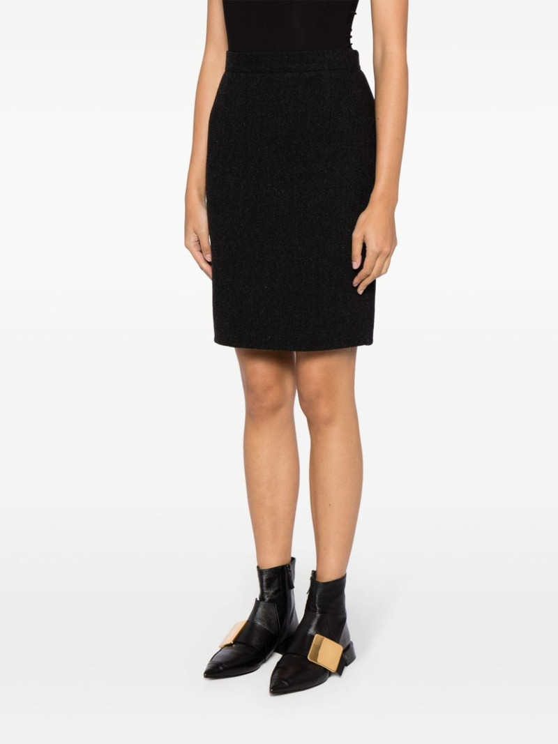 high-waist herringbone skirt 3
