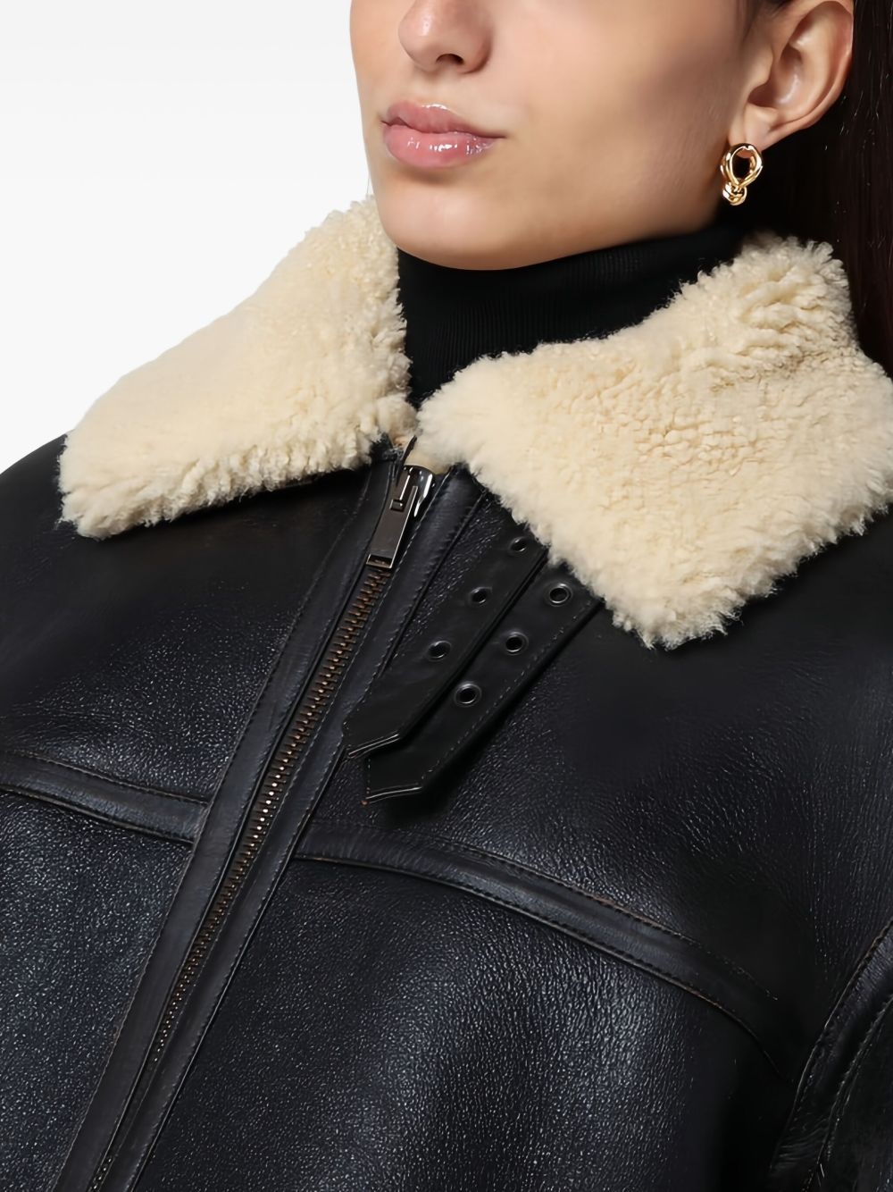 shearling jacket - 4