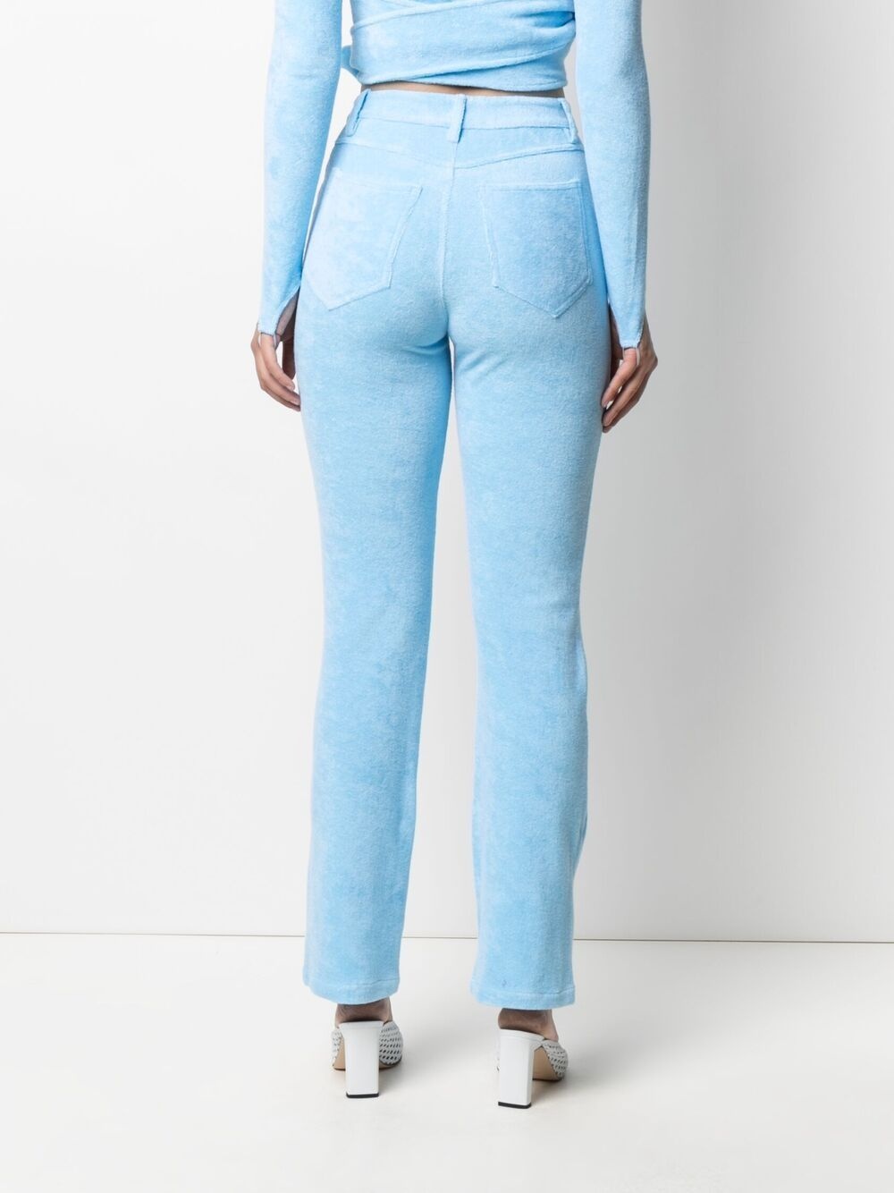 Mockumentary straight-leg trousers - 4