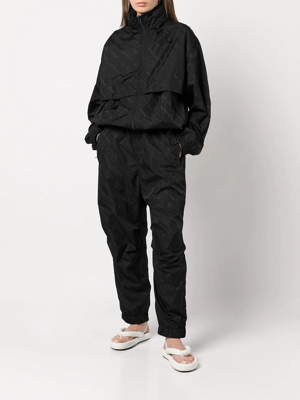 monogram track pants - 3