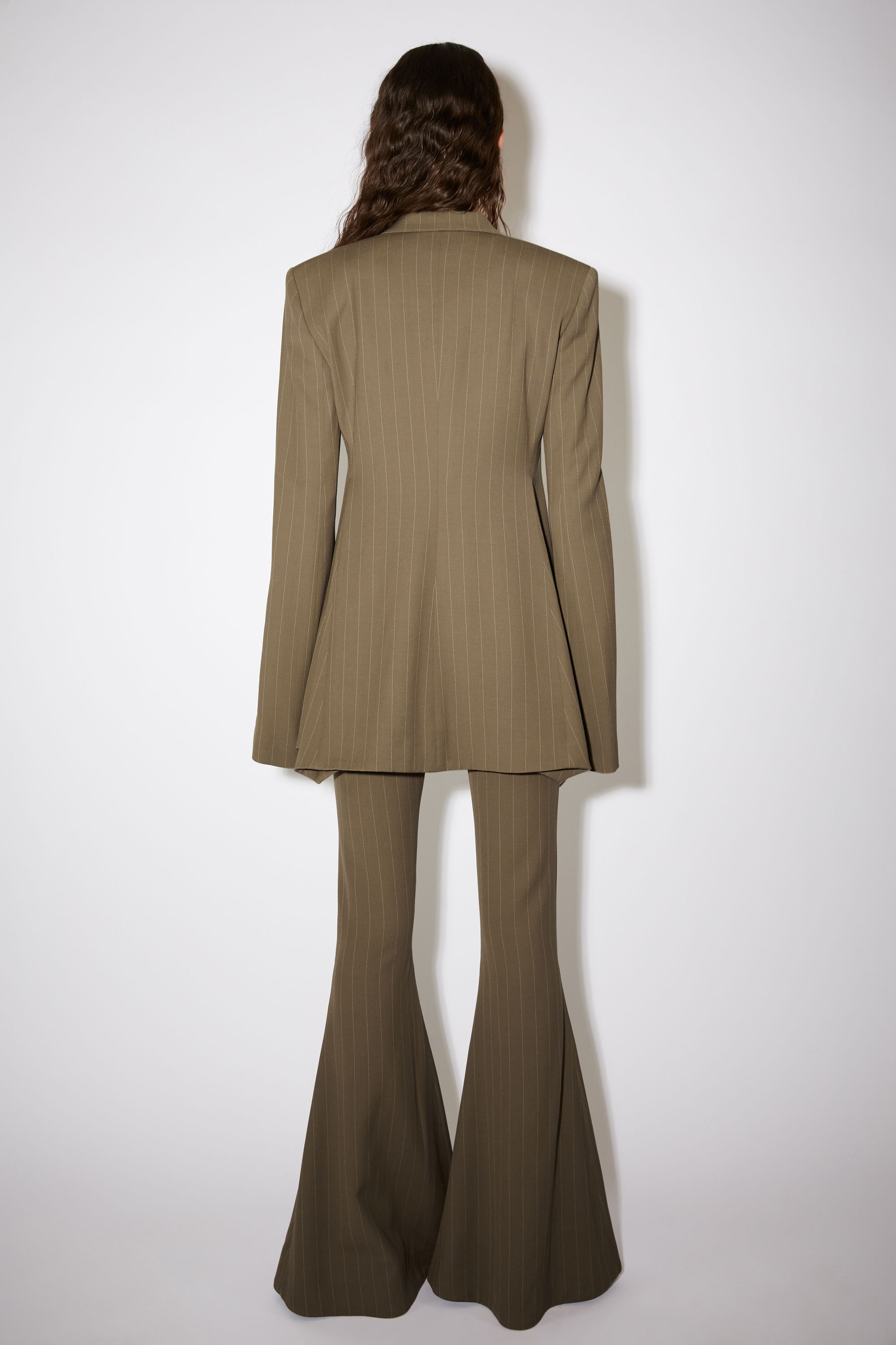Single-breasted suit jacket - Khaki green - 3