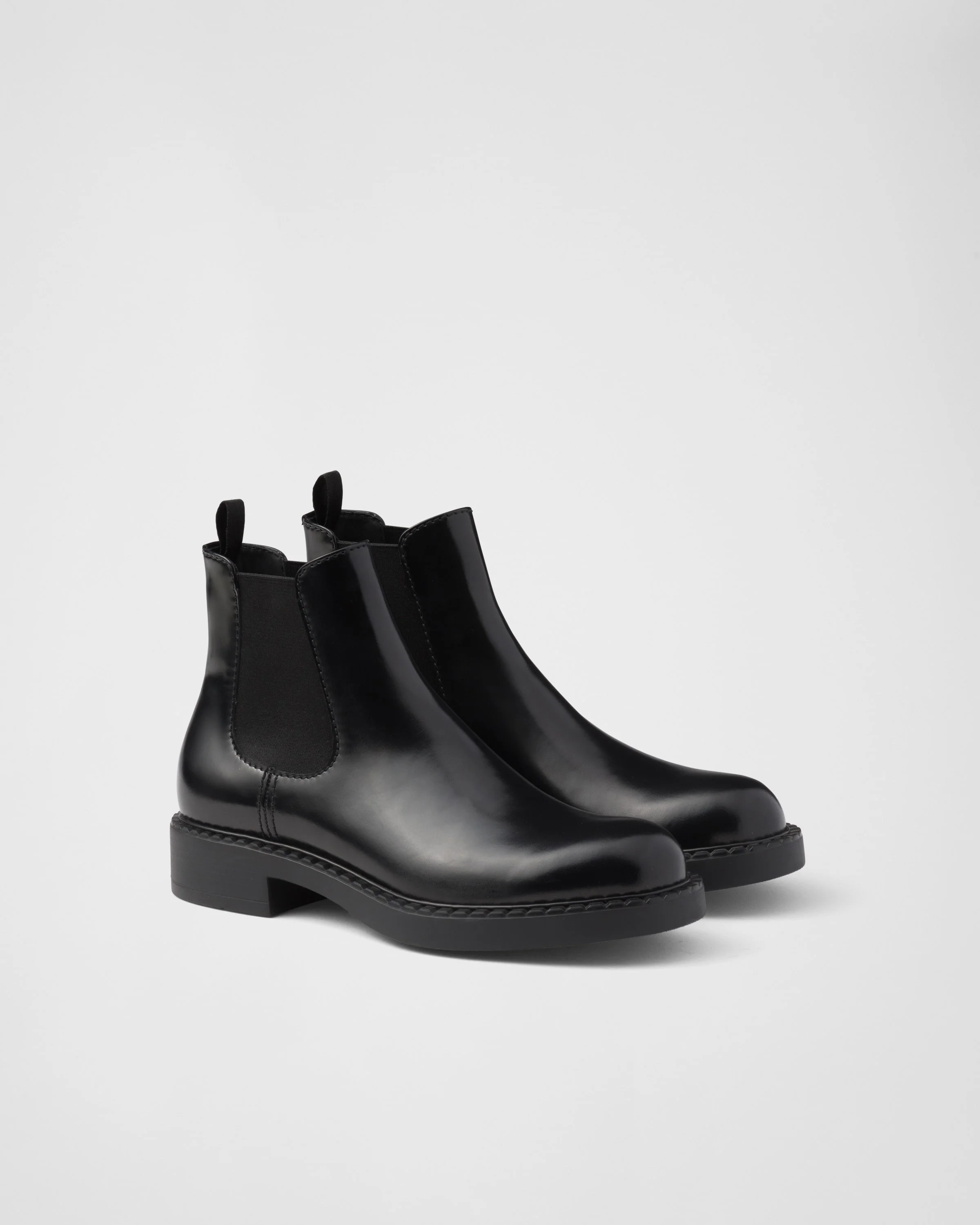 Brushed leather Chelsea boots - 1
