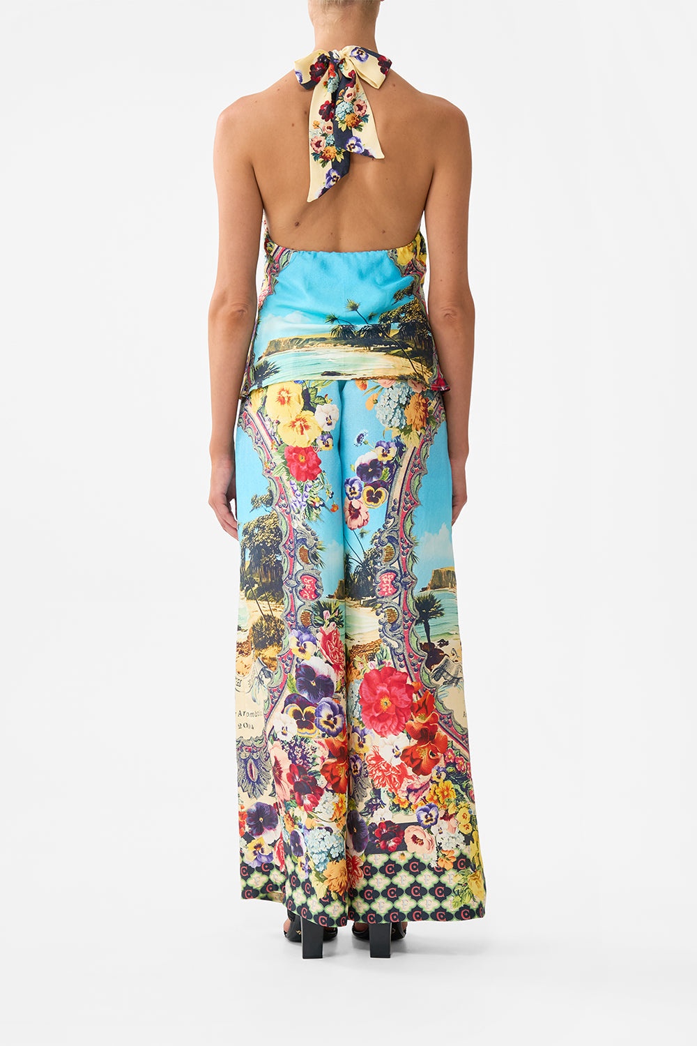 COWL NECK HALTER TOP - 3