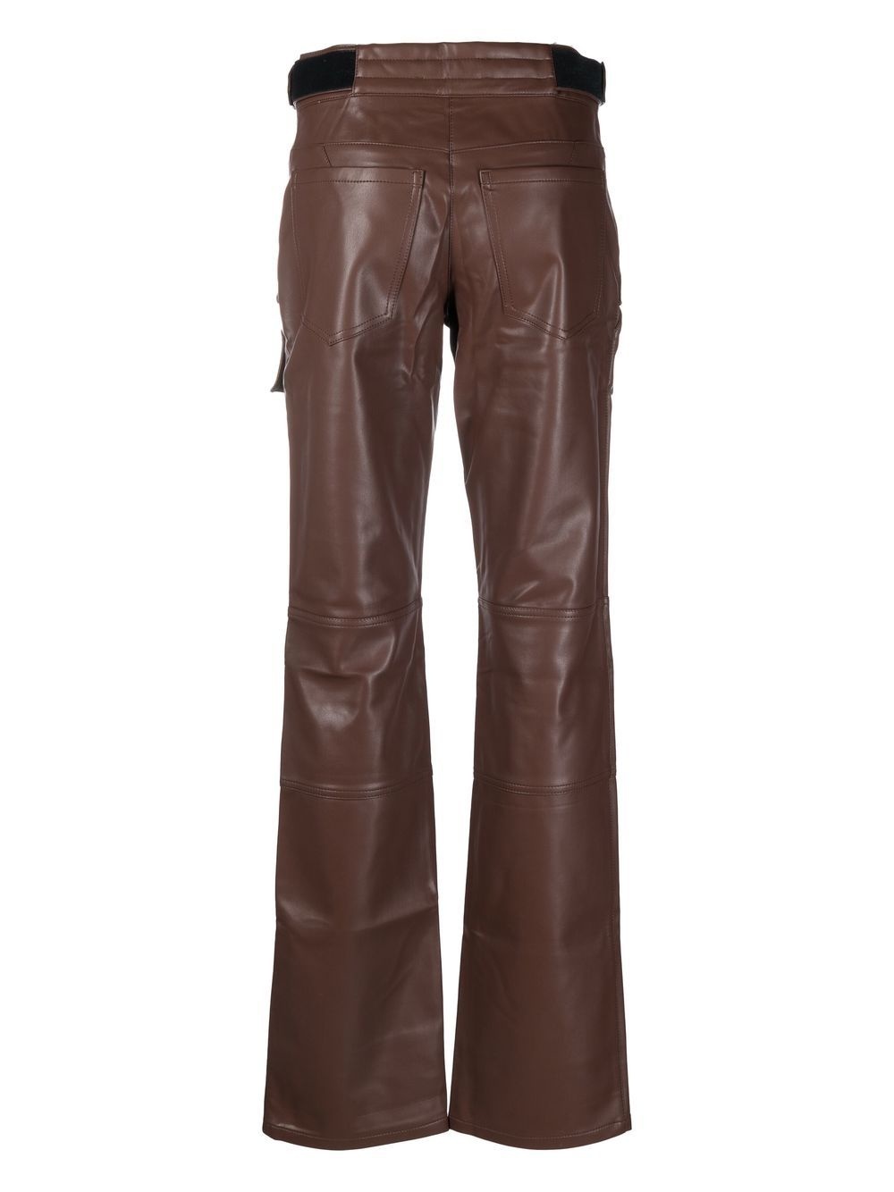 high-rise flared trousers - 2