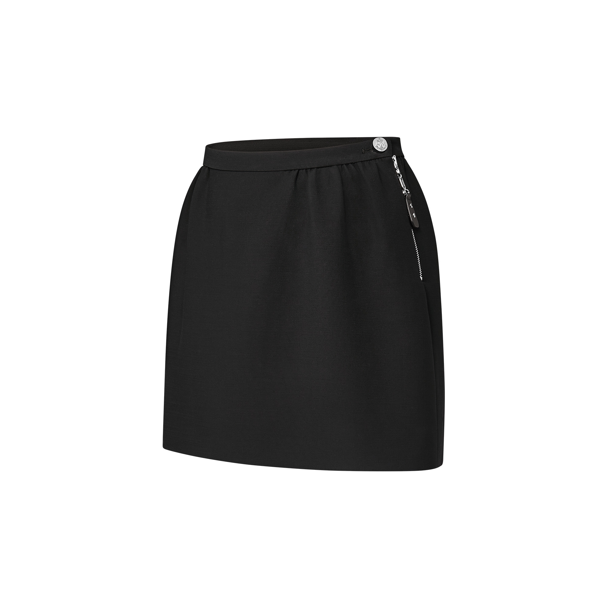 Double Zipper Mini Skirt - 2