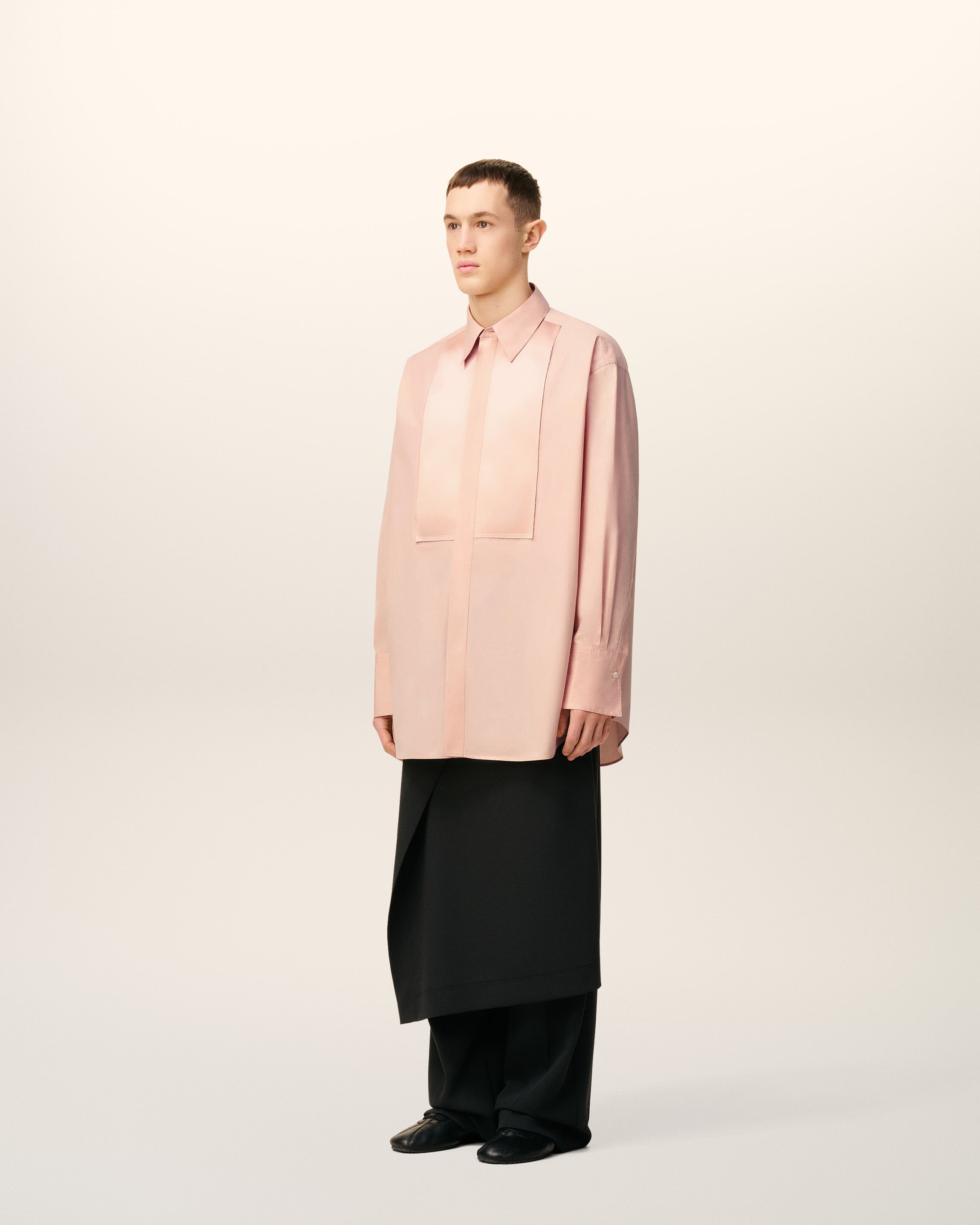 PINK COTTON OVERSIZED  SHIRT - 6