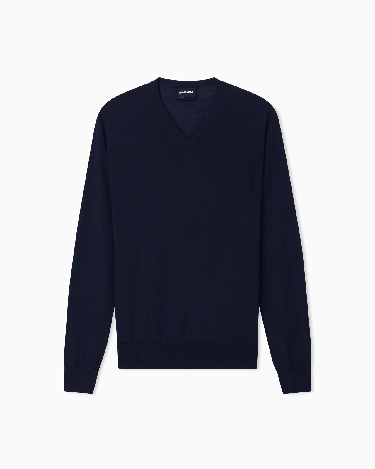 Pure virgin wool, crew-neck jumper - 1