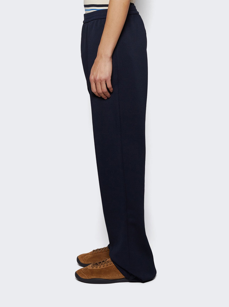 X Wales Bonner Pique Track Pants Night Navy 3