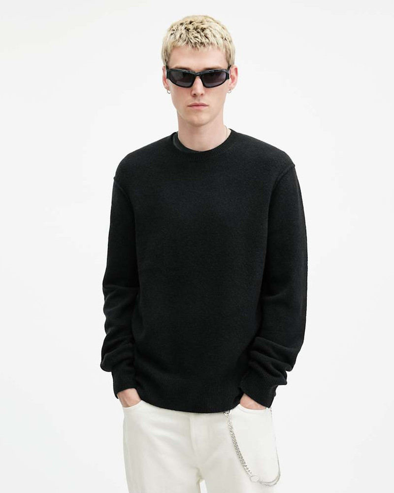 PATERN CREW NECK SWEATER - 1