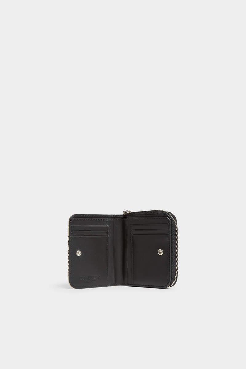 PYTHON GOTHIC DSQUARED2 LEATHER ZIP WALLET - 3