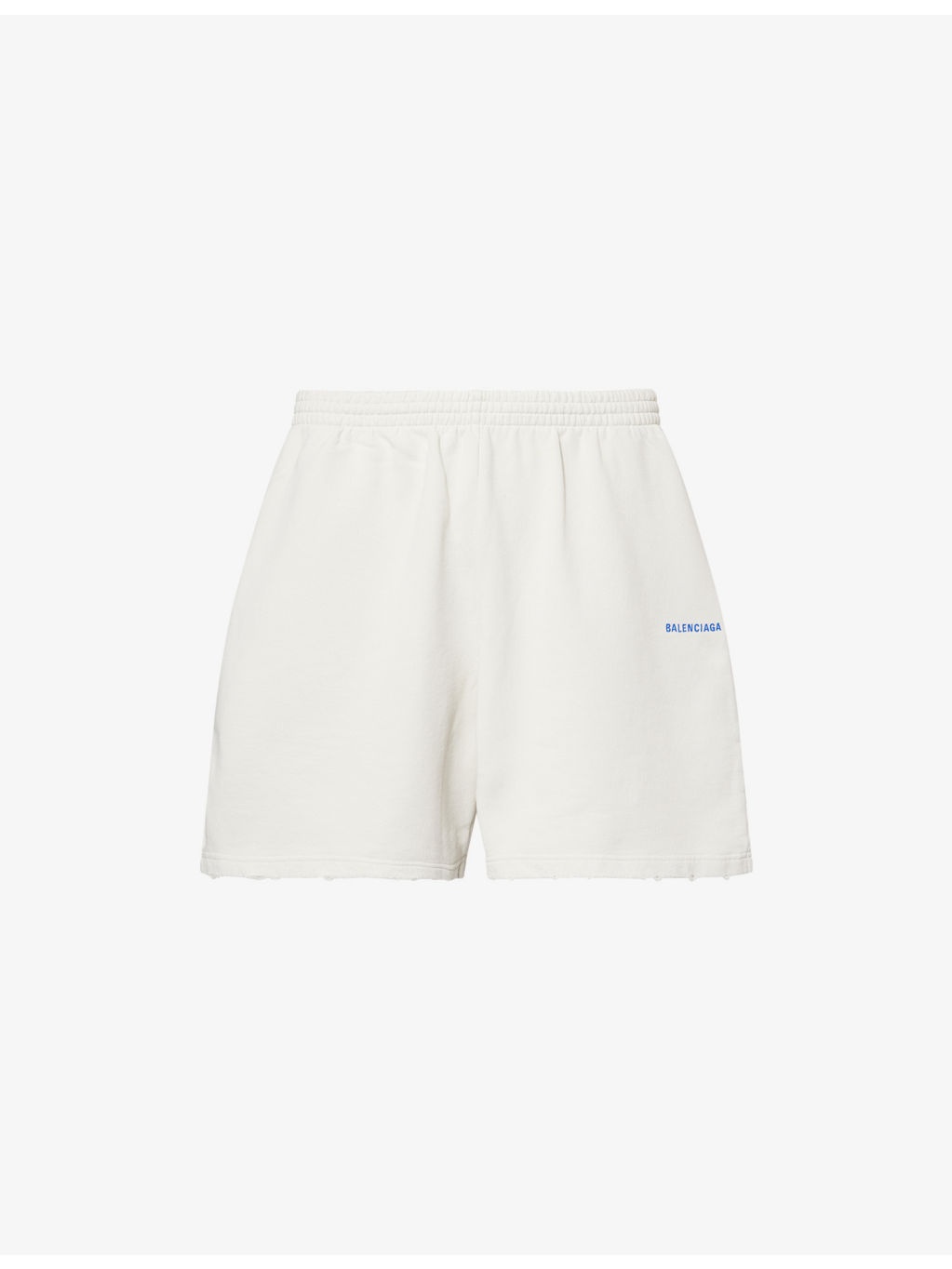 Embroidered-Logo Relaxed-Fit Cotton-Jersey Shorts - 1