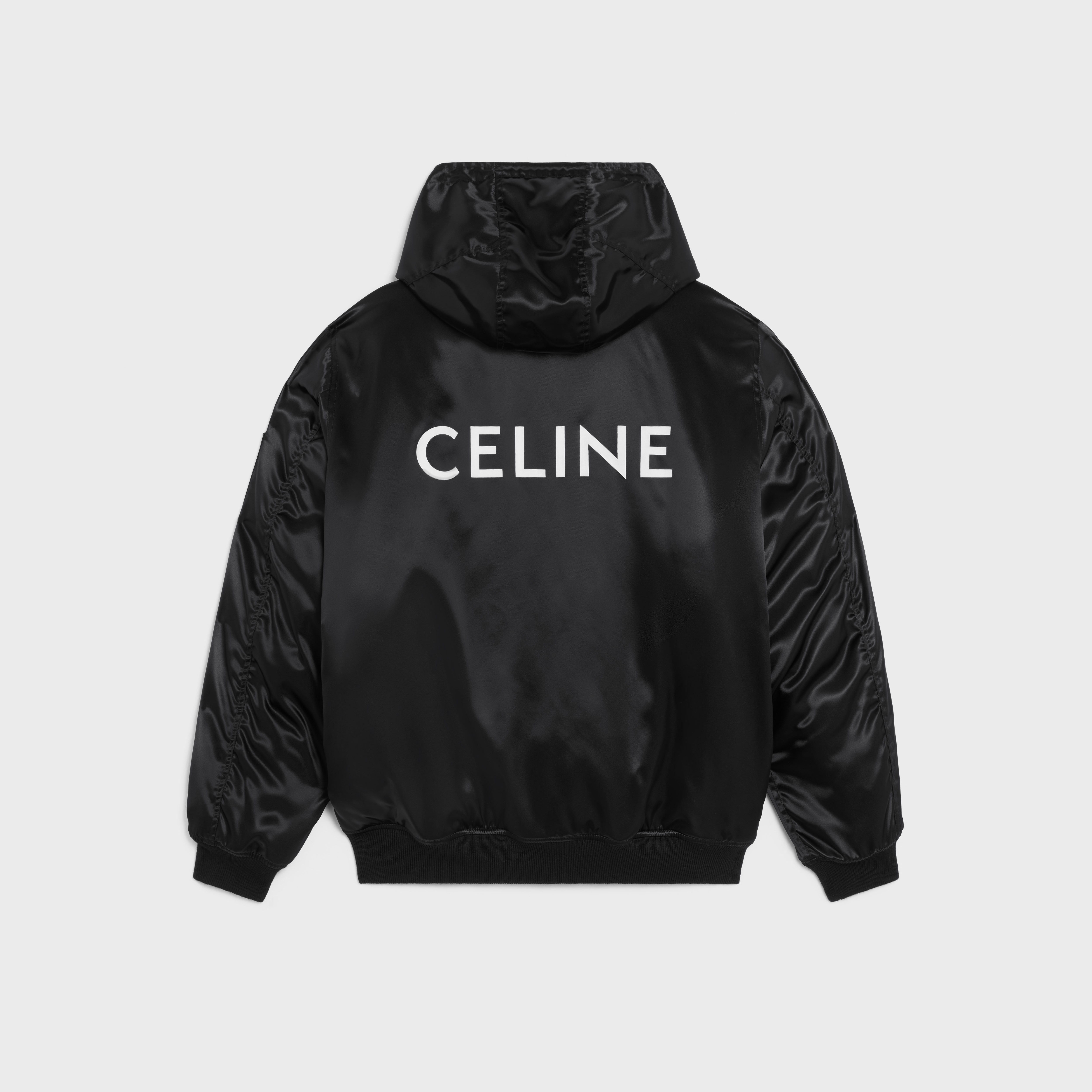 CELINE BOMBER JACKET IN SATIN-FINISH NYLON - 2