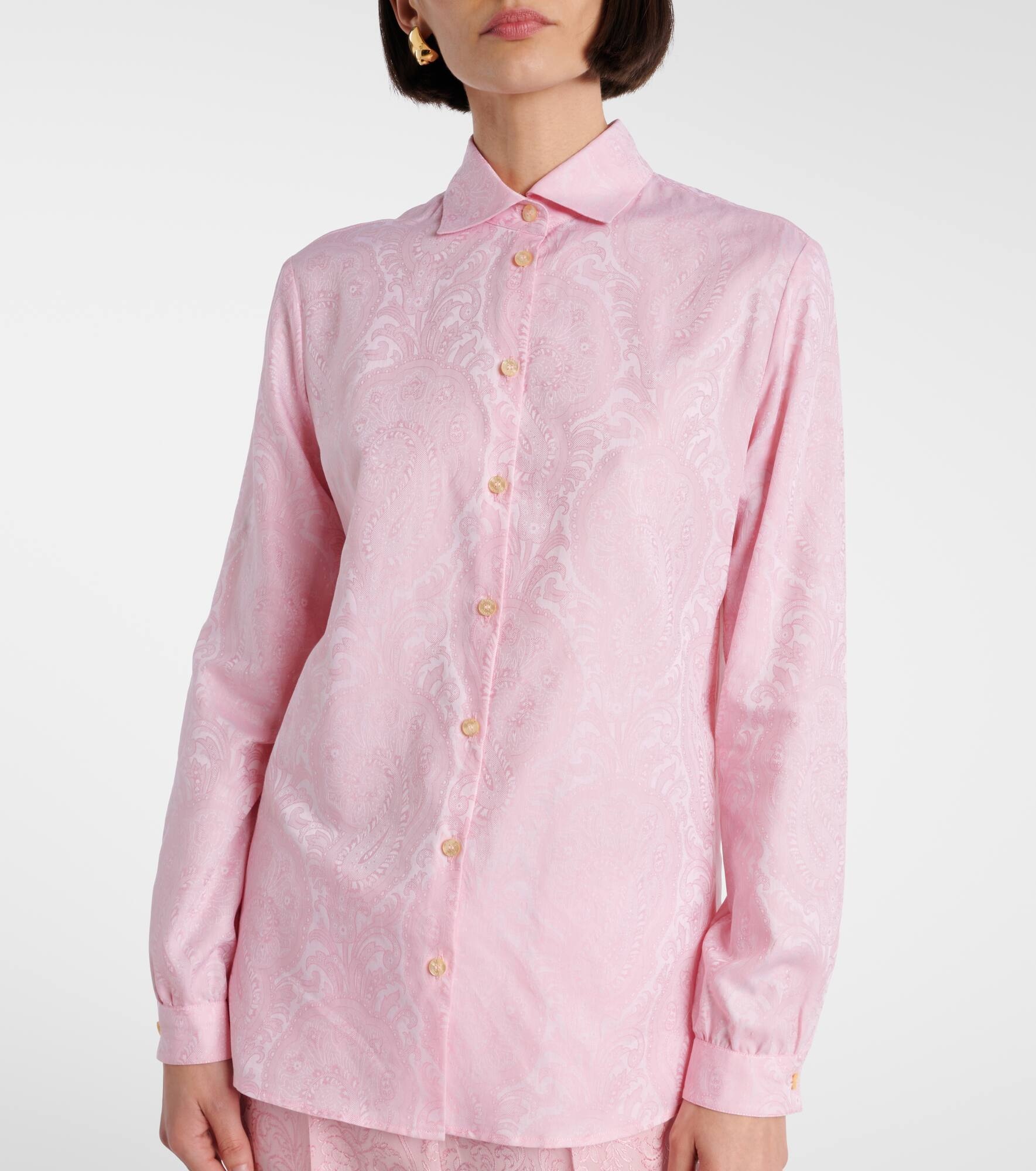 Cotton jacquard shirt - 6