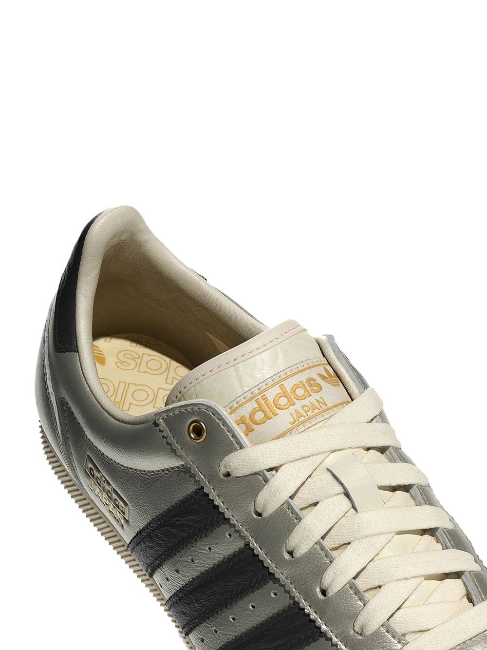 Japan three-stripe leather sneakers - 5