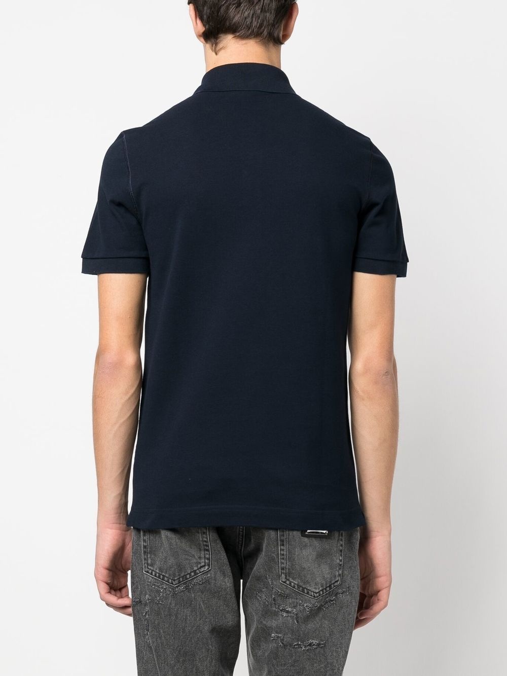 DG Essentials cotton piqué polo shirt - 4